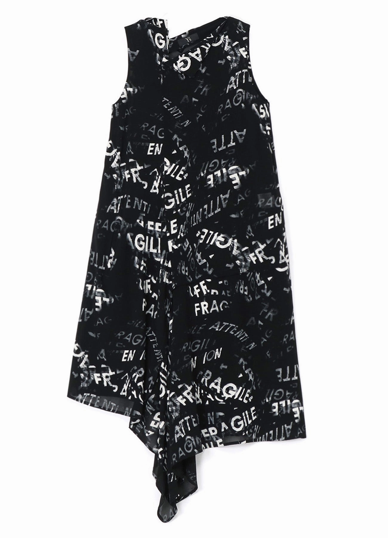 Soft cotton blend dress Modest Look RAYON GEORGETTE OPEN COLLAR SLEEVELESS DRESS