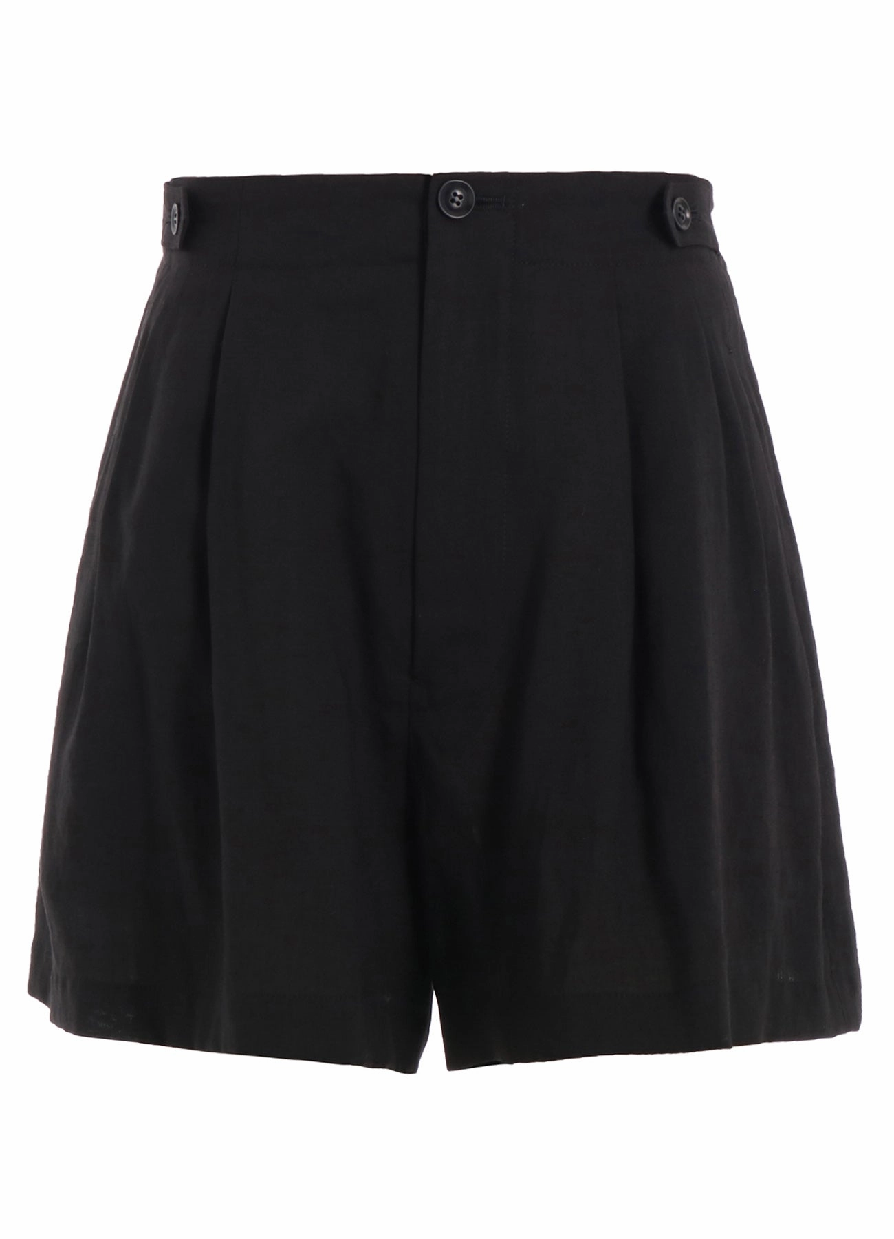 RAYON/LINEN SHEETING SHORT PANTS Secure Closures