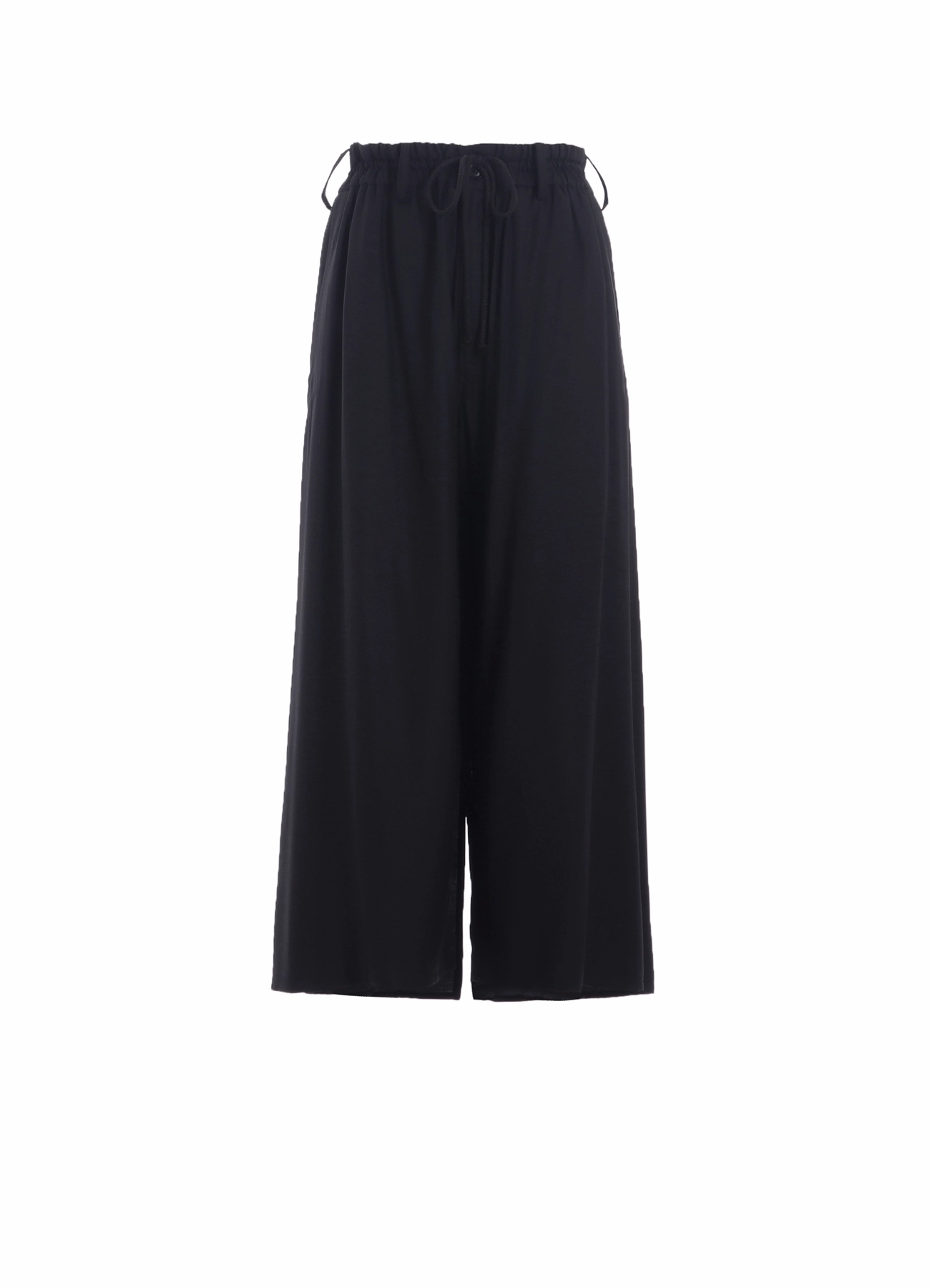 RAYON TWILL LAYERED PANTS Relaxed Look Form Fitting