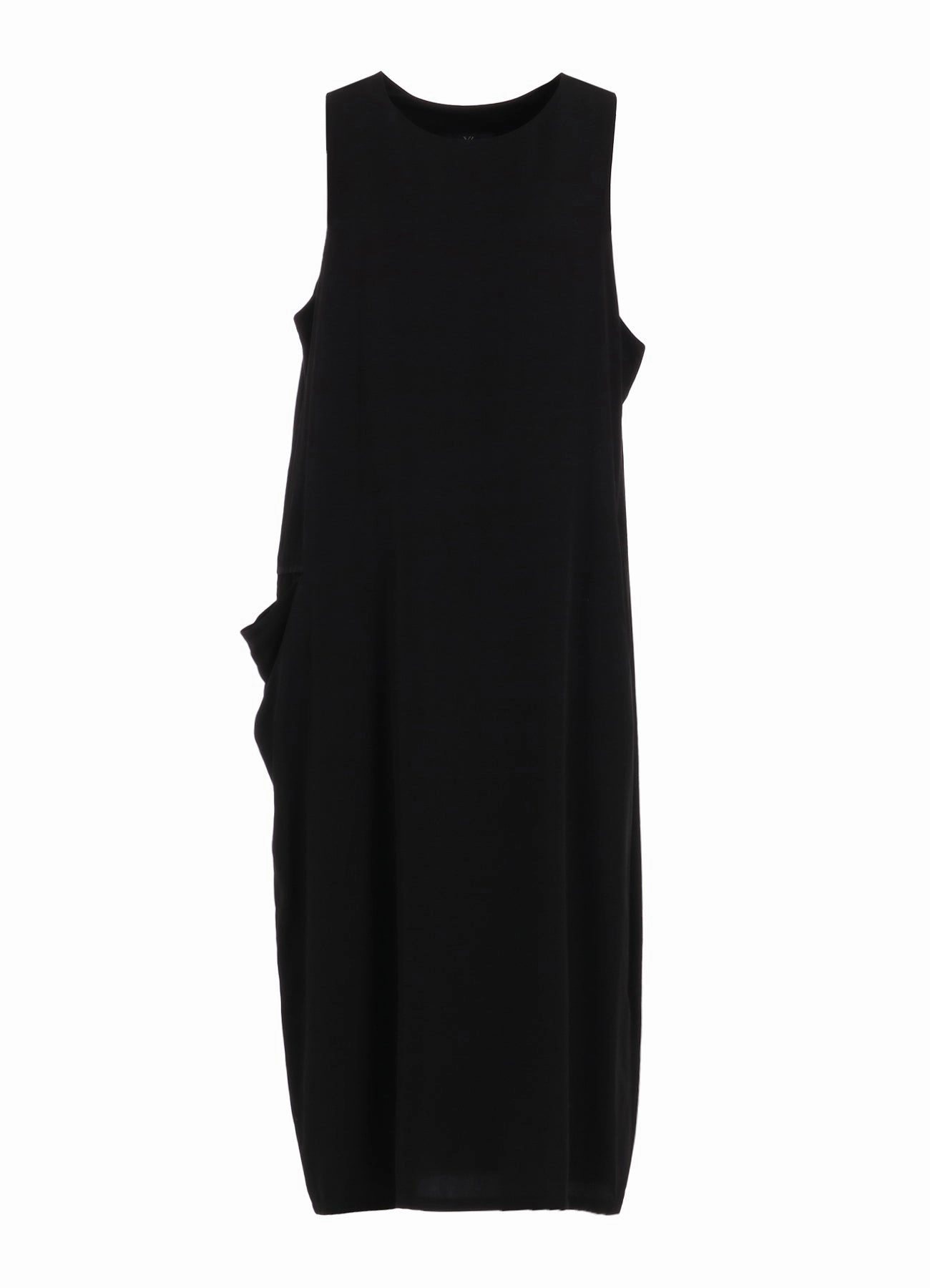 RAYON TWILL SLEEVELESS DRESS Chic Layer