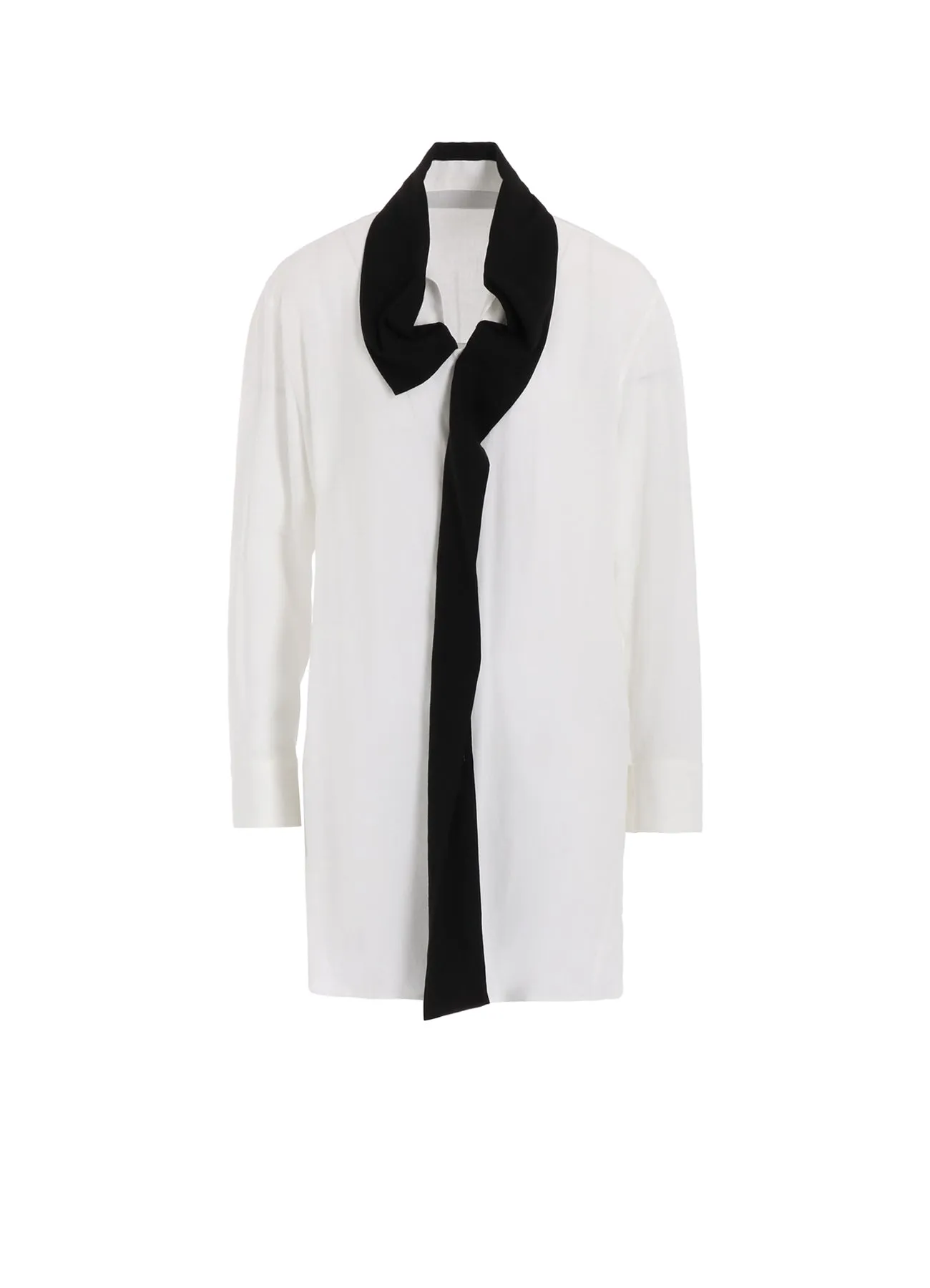 RAYON/LINEN SHEETING TIE STYLE BLOUSE On-The-Go Style Everyday Wear