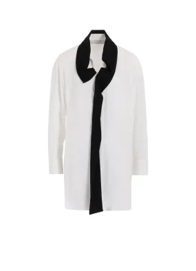 RAYON/LINEN SHEETING TIE STYLE BLOUSE On-The-Go Style Everyday Wear