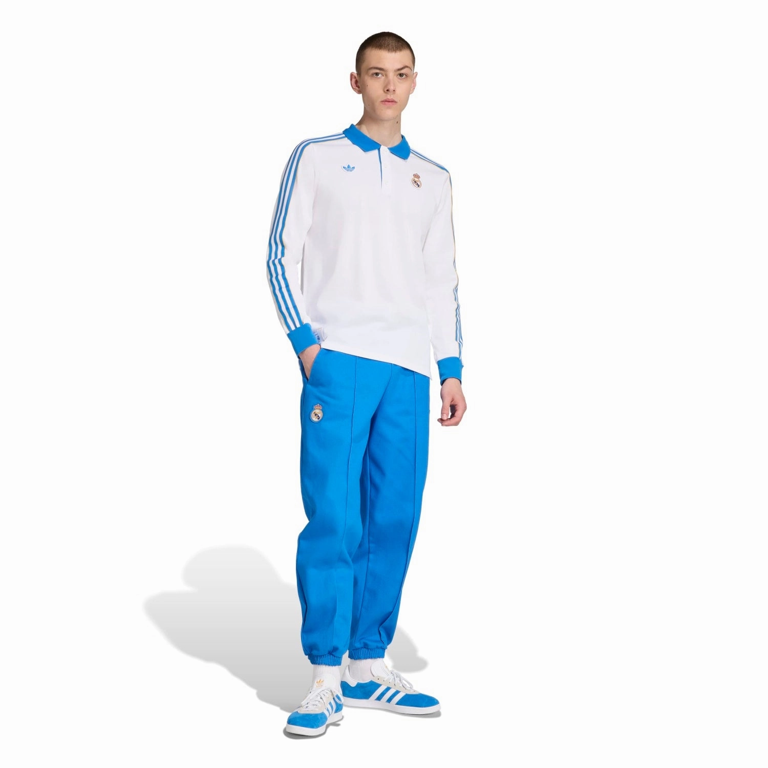 Real Madrid Icon LS Polo -Mens Non Toxic Materials Anti microbial coating