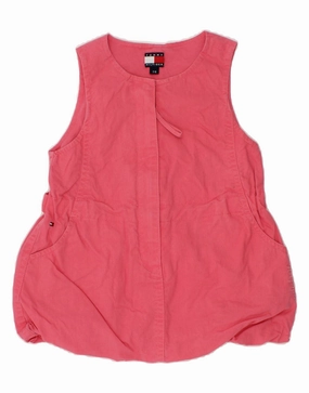Solid-color TOMMY HILFIGER Baby Girls Graphic Sleeveless Bubble Dress 9-12 Months Pink
