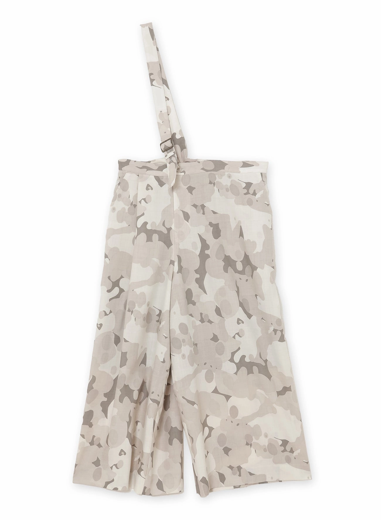 WOOL CAMOFRAGE SINGLE STRAP PANTS Elastic Cuff Flexible Activewear