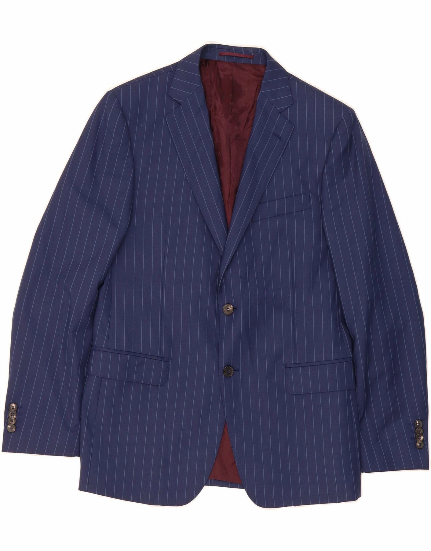 Sharp Work Attire Luxury Attire VITALE BARBERIS CANONICO Mens Blazer Jacket UK 38 Medium Navy Blue