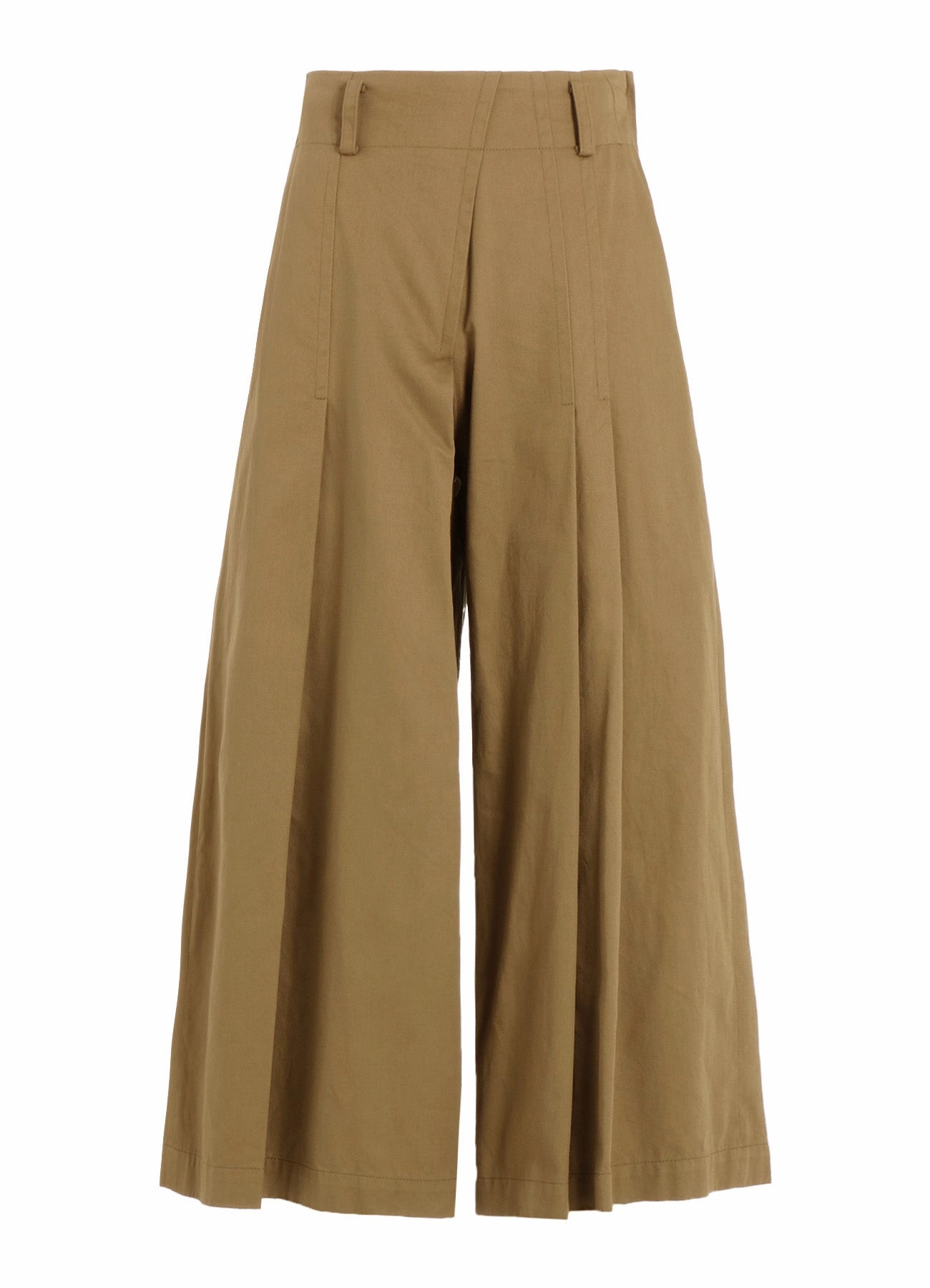 [Y's BORN PRODUCT] COTTON TWILL RANDOM TUCK PANTS Stretch Fabric Wrinkle Resistant