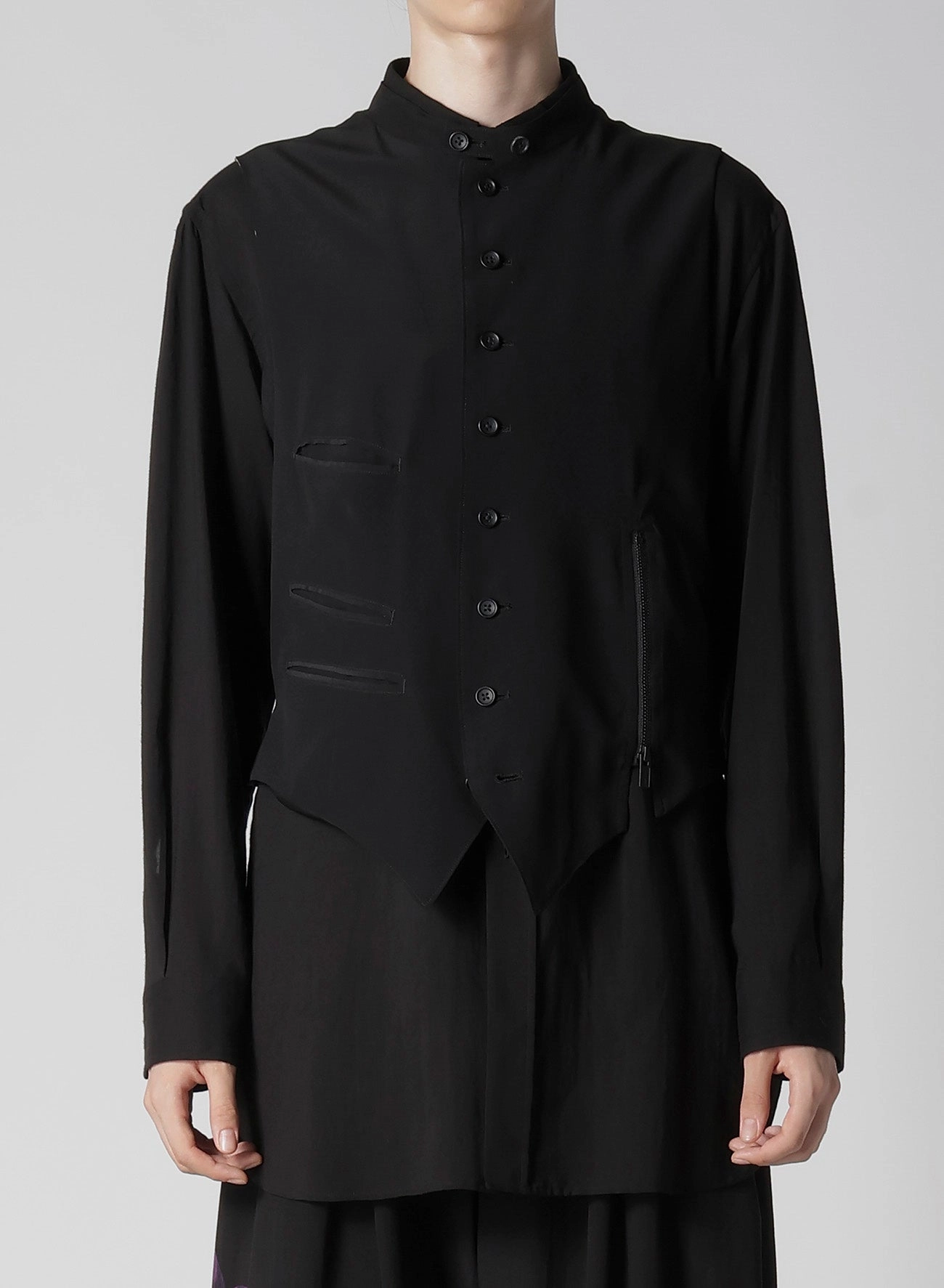 12M SILK DECINE LEFT ZIP DETAIL VEST Environment - friendly Stay Lightness