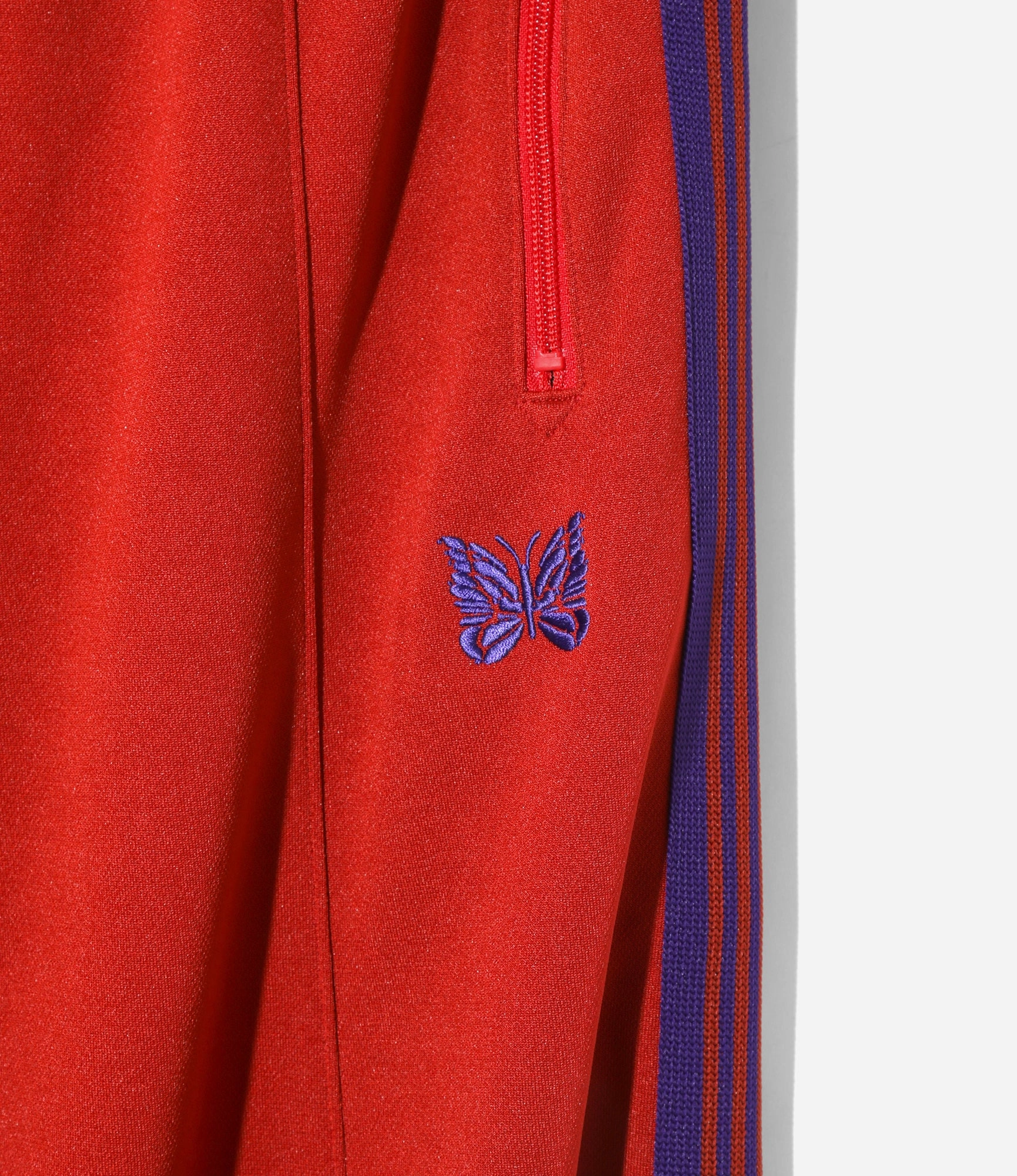 Classic Style HD Track Pant ?C Red Smooth Polyester