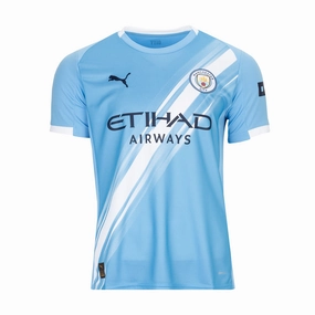 Manchester City 25/26 Home Jersey -Mens SeamlessSidePanels Easy Fit Wear