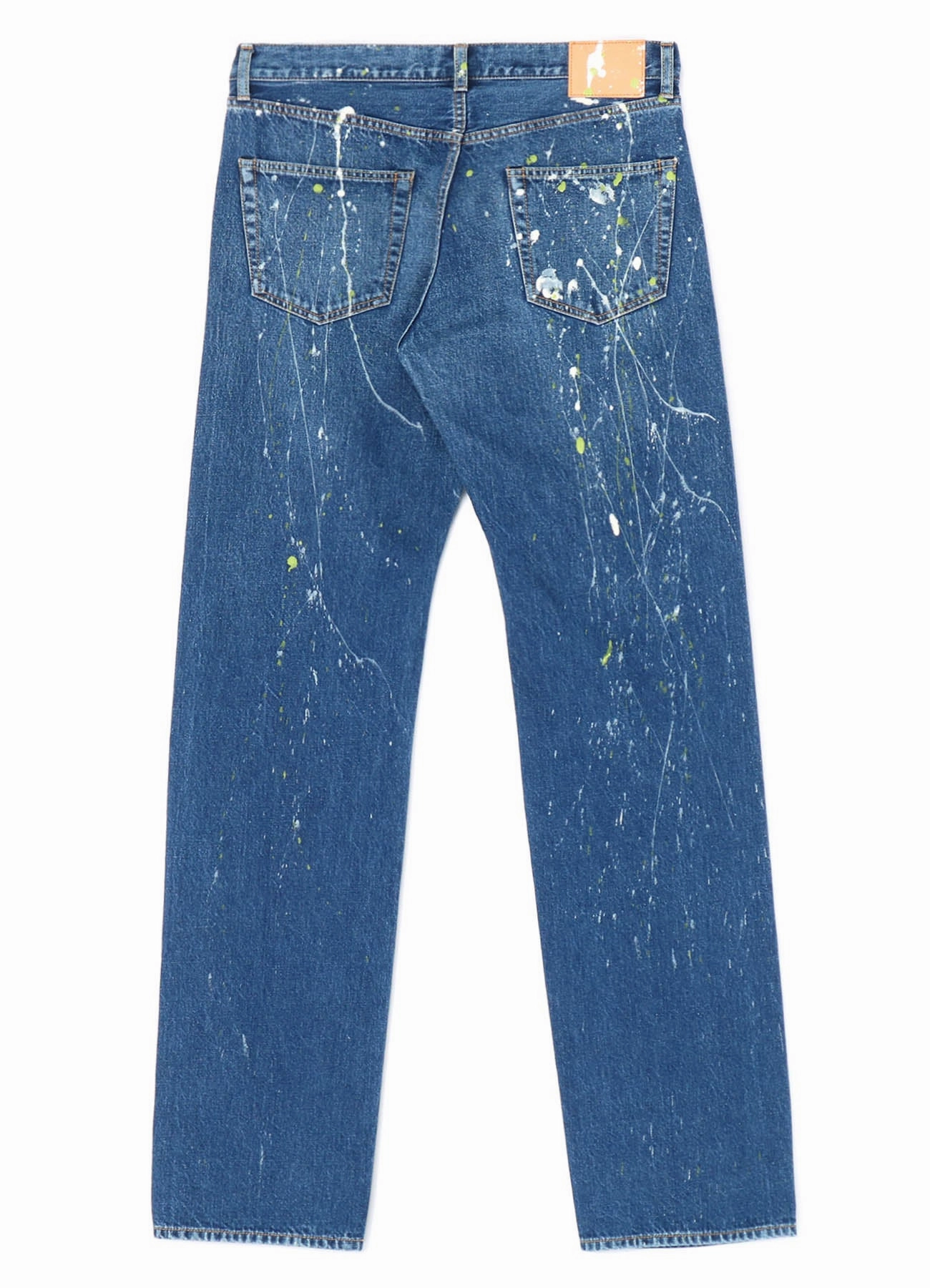 12oz DENIM PAINT SPLATTERED JEANS Minimal Stretch Fit