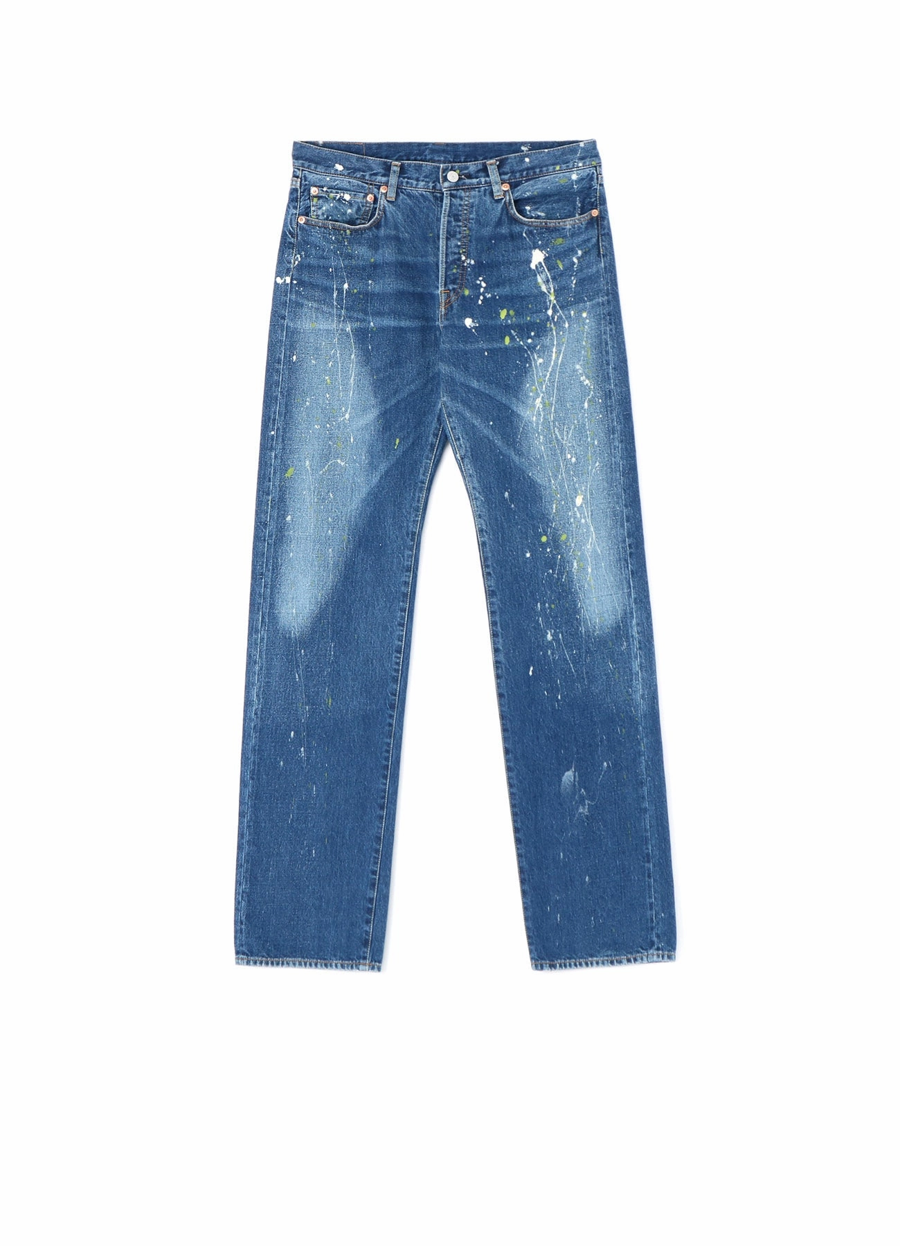 Light Coverage 12oz DENIM PAINT SPLATTERED JEANS