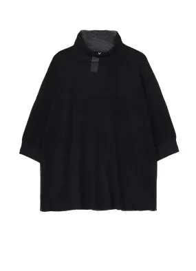 PAPER YARN SHEER HIGH NECK KNIT Functional Look