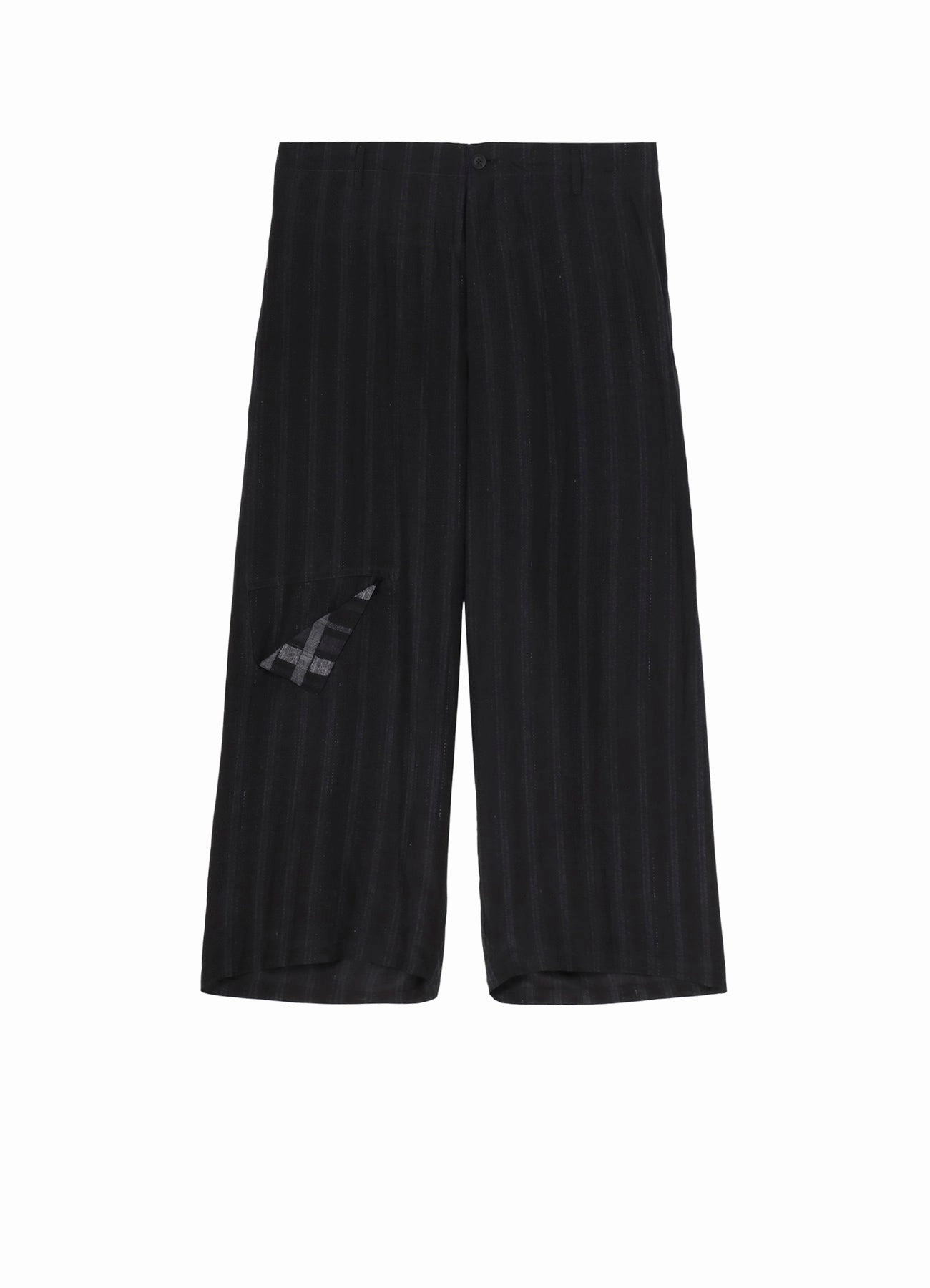 ??PIECE UNIQUE/AOYAMA??ST PATTERN CUT-OUT DETAIL PANTS Simple Utility Durable Waistband