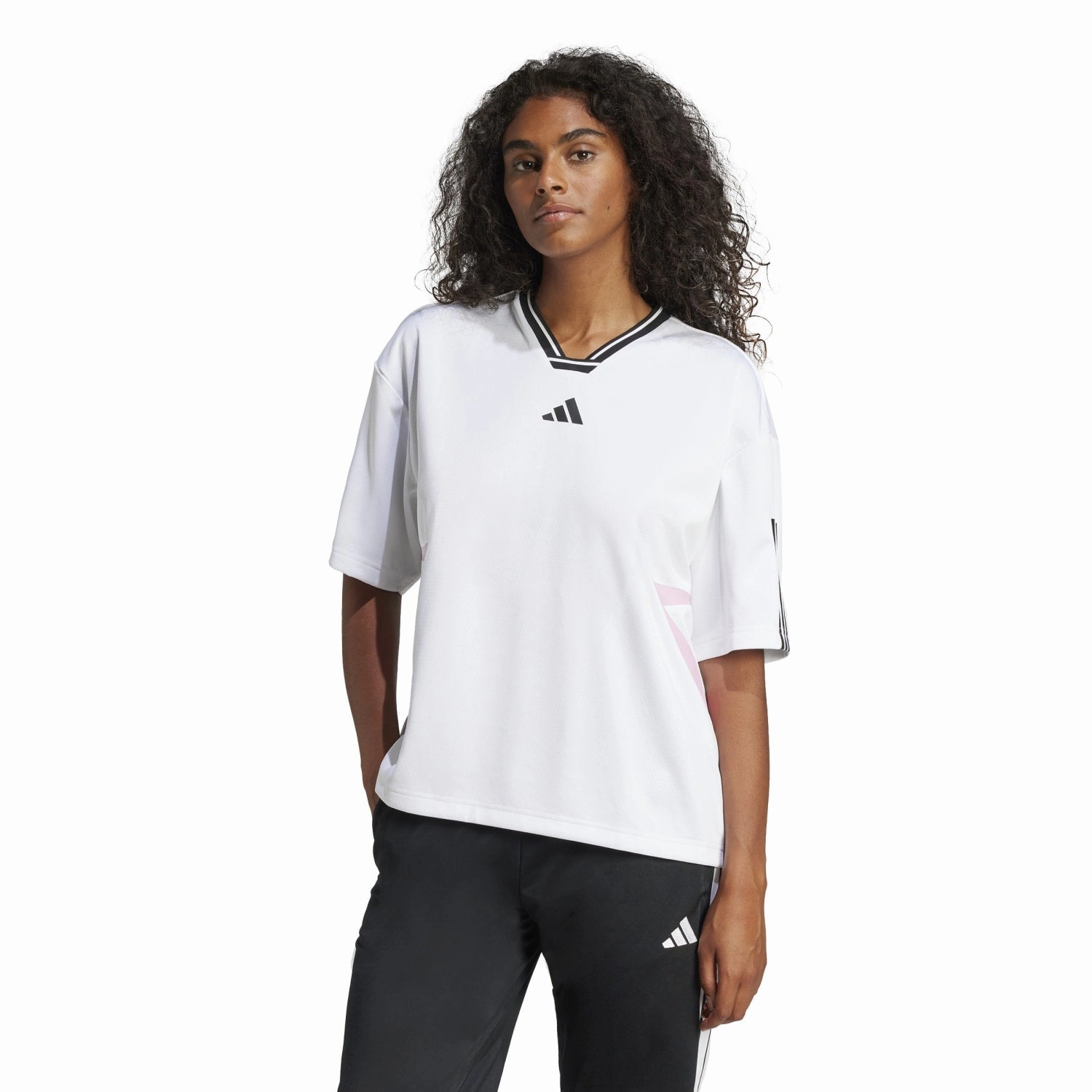 Feminine Appeal Tiro Colorblock Boyfriend Tee - Womens