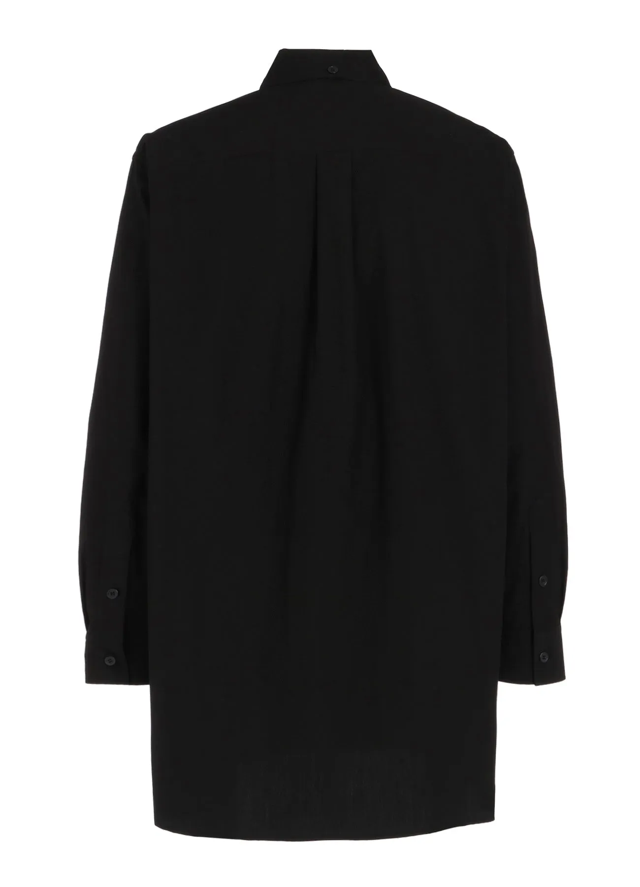 Camouflage Style On-The-Go Style OVERSIZED SILHOUETTE SHIRT IN BROAD AND CELLULOSE ?C BLACK DAHLIA