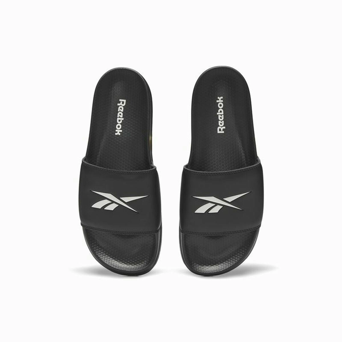 Women's Flip Flops Reebok Classic Black Contoured Footbed