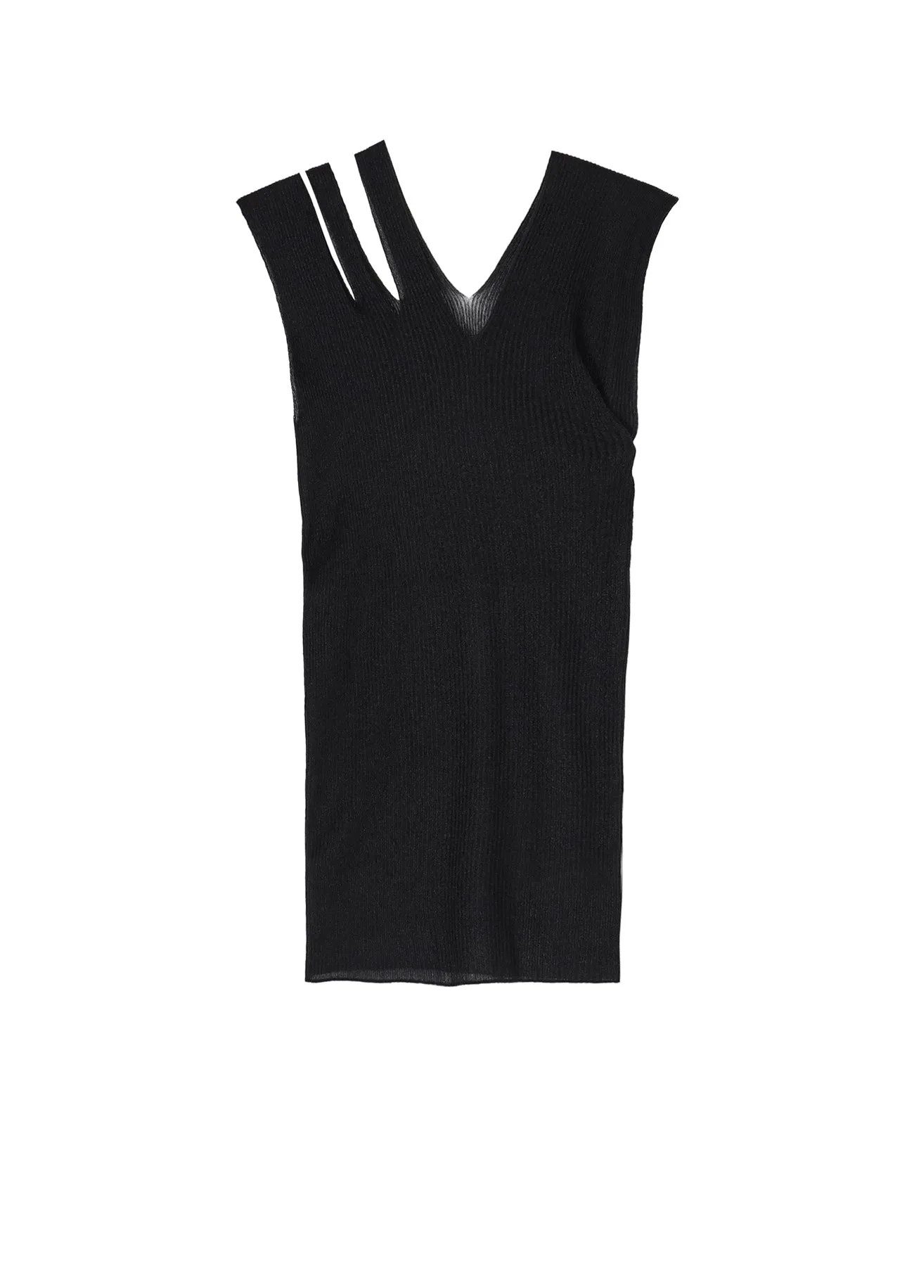 Antibacterial Finish WrinkleResistant Knit RIB collections SLEEVELESS TOP B