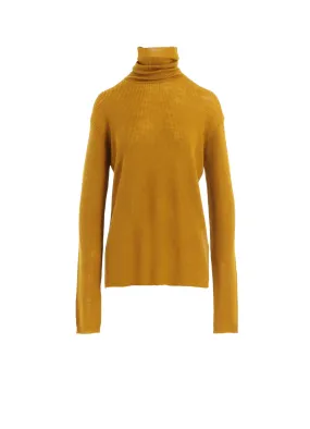 Minimal Look RIB HIGH NECK KNIT