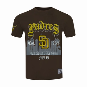San Diego Padres Old English Tee -Mens Artistic expression