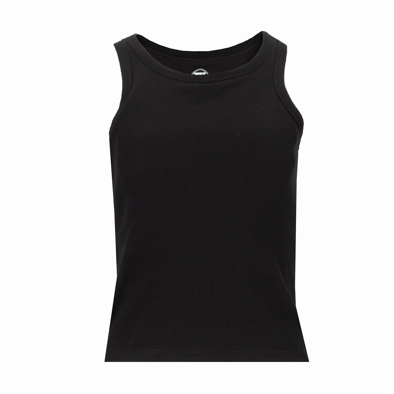 Stretchable Weave Breathable mesh panel Ribbed Tank - Womens