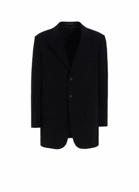 RIGHT DOUBLE RIMMED POCKET JACKET WITH COTTON LINEN UNEVEN YARN CANVAS Dry clean only Cold-Weather Comfort