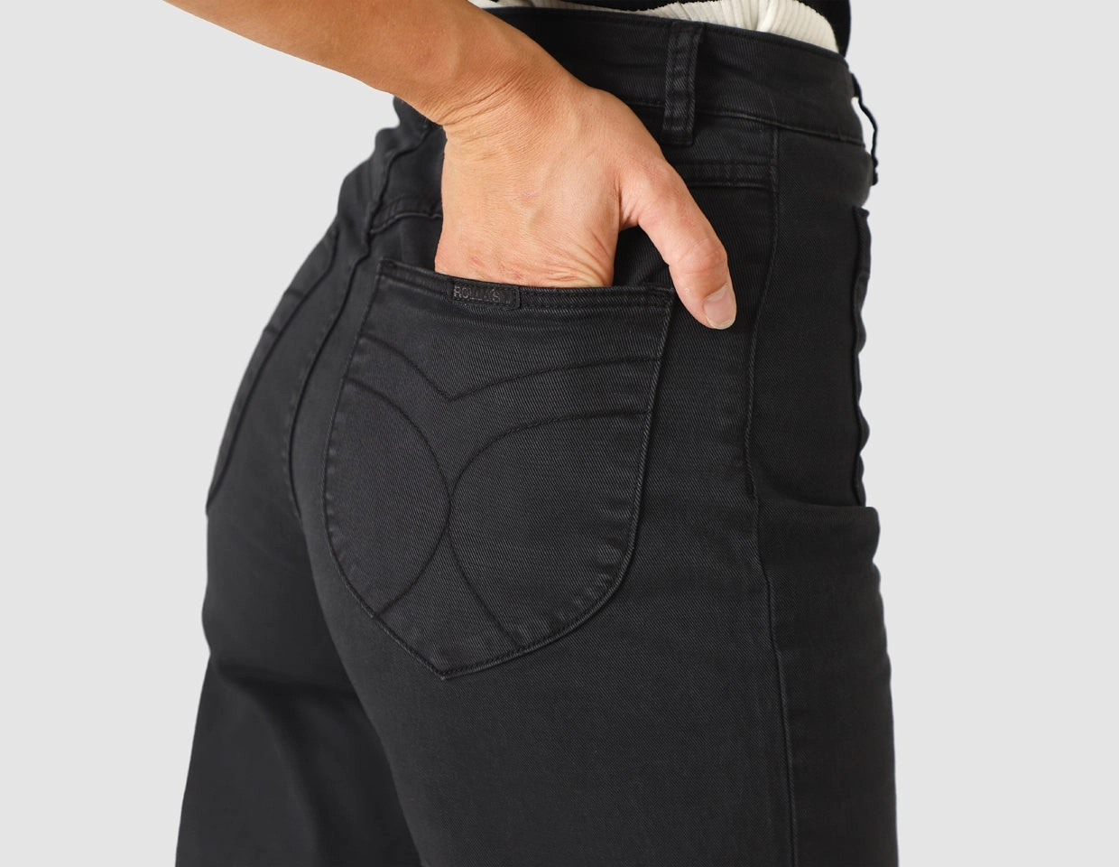 Rolla's Sailor / Washed Black Sporty Look