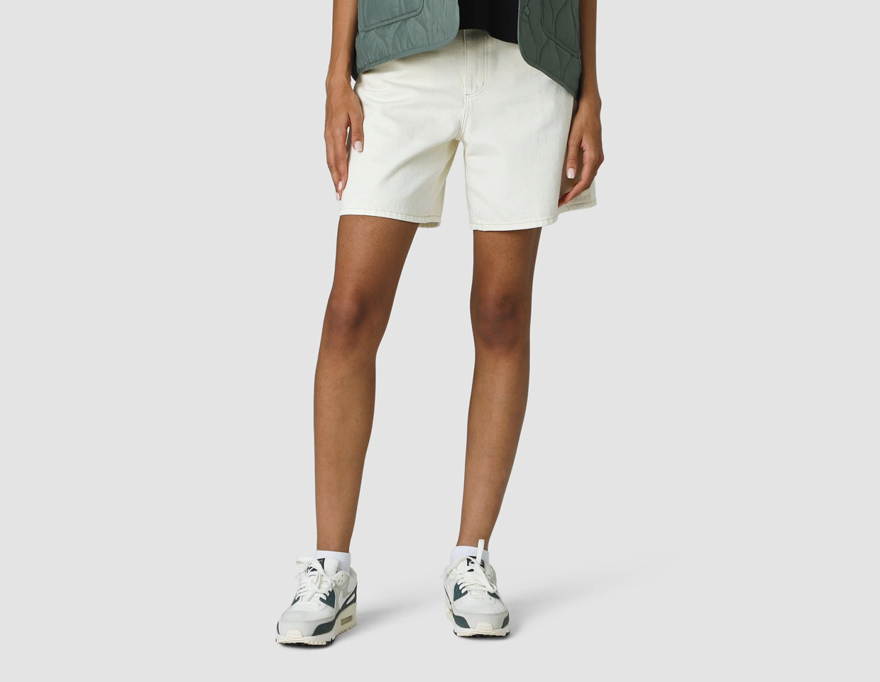 ribbed texture Rolla's Super Mirage Shorts / Lyocell Buttercream