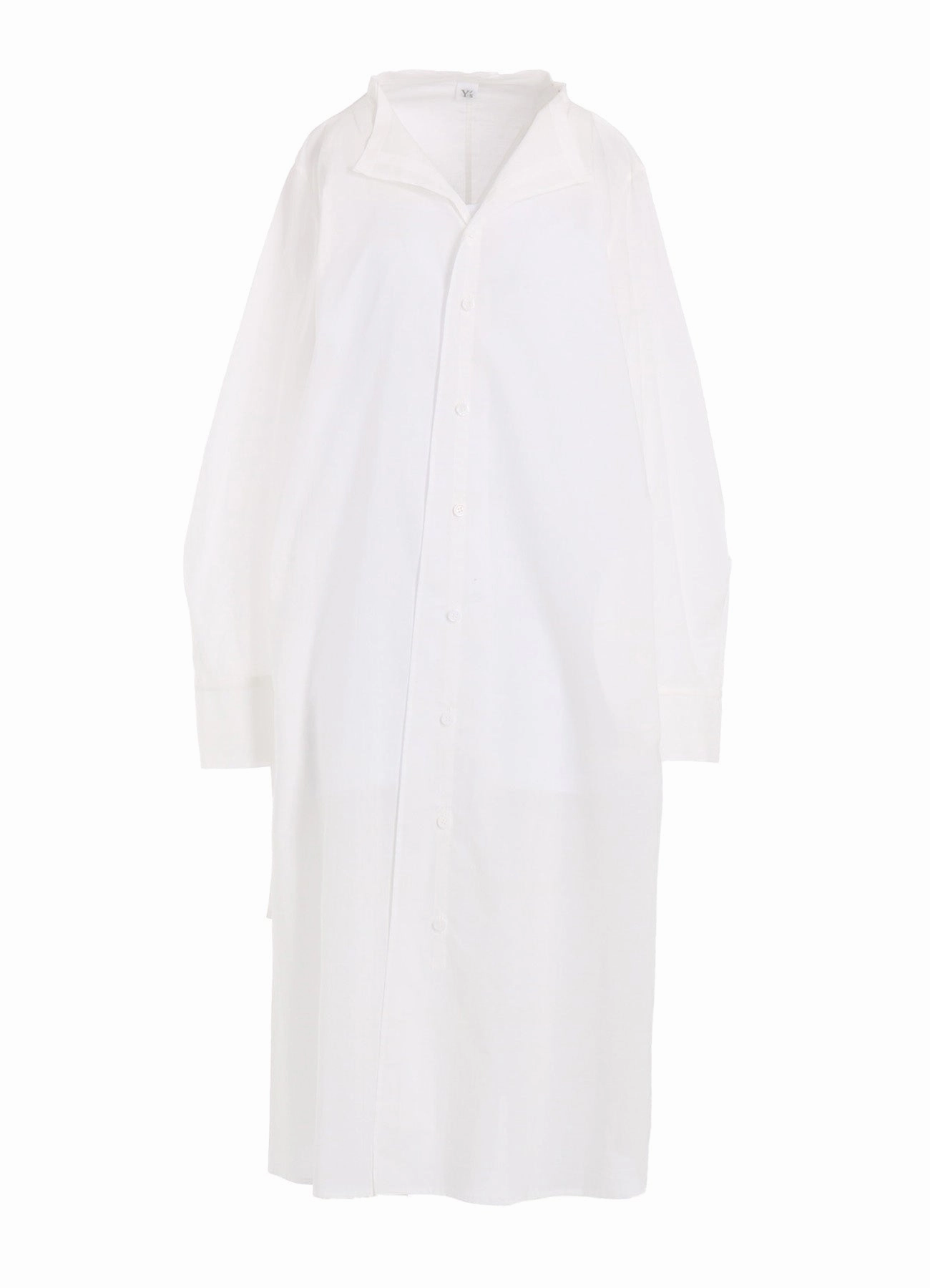 Sleek Presence COTTON LAWN COLLAR LESS LINE DRESS