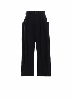 AntiSnagZippers Basic Look WOOL CUPRO YOKE FLARE PANTS