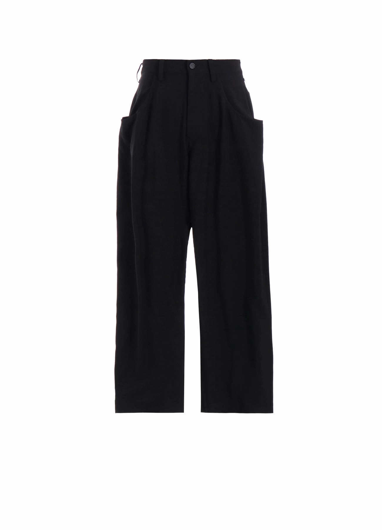 AntiSnagZippers Basic Look WOOL CUPRO YOKE FLARE PANTS