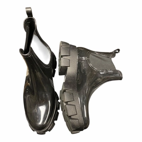 Hiking Essential Open Toe Design Boots Ankle Heels By Dolce Vita In Black, Size: 9