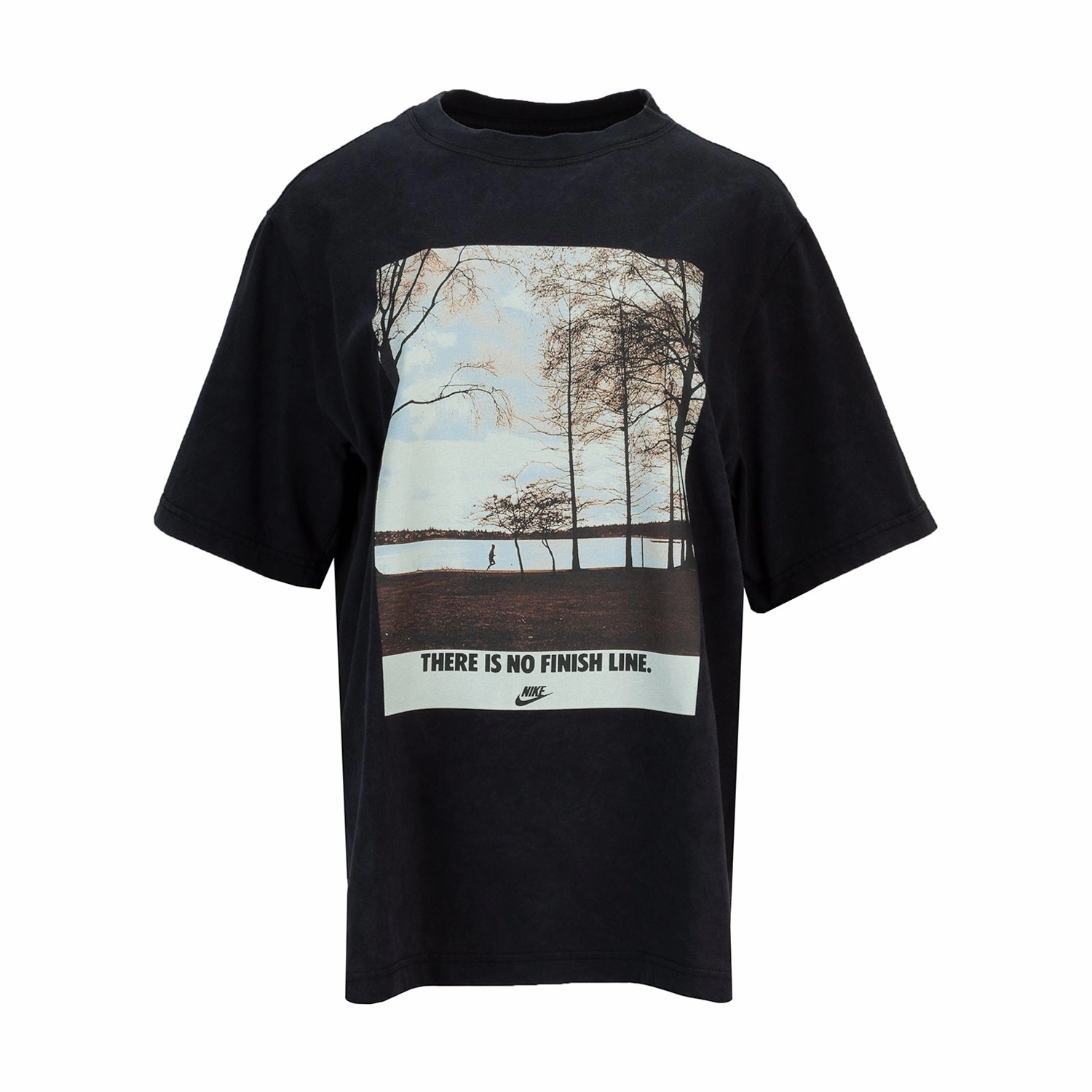 Slim Fit Cut Run Photo Tee - Womens