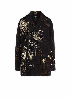 Lightweight Comfort RY/LAWN AFRICAN FLOWER PT SHIRT JACKET