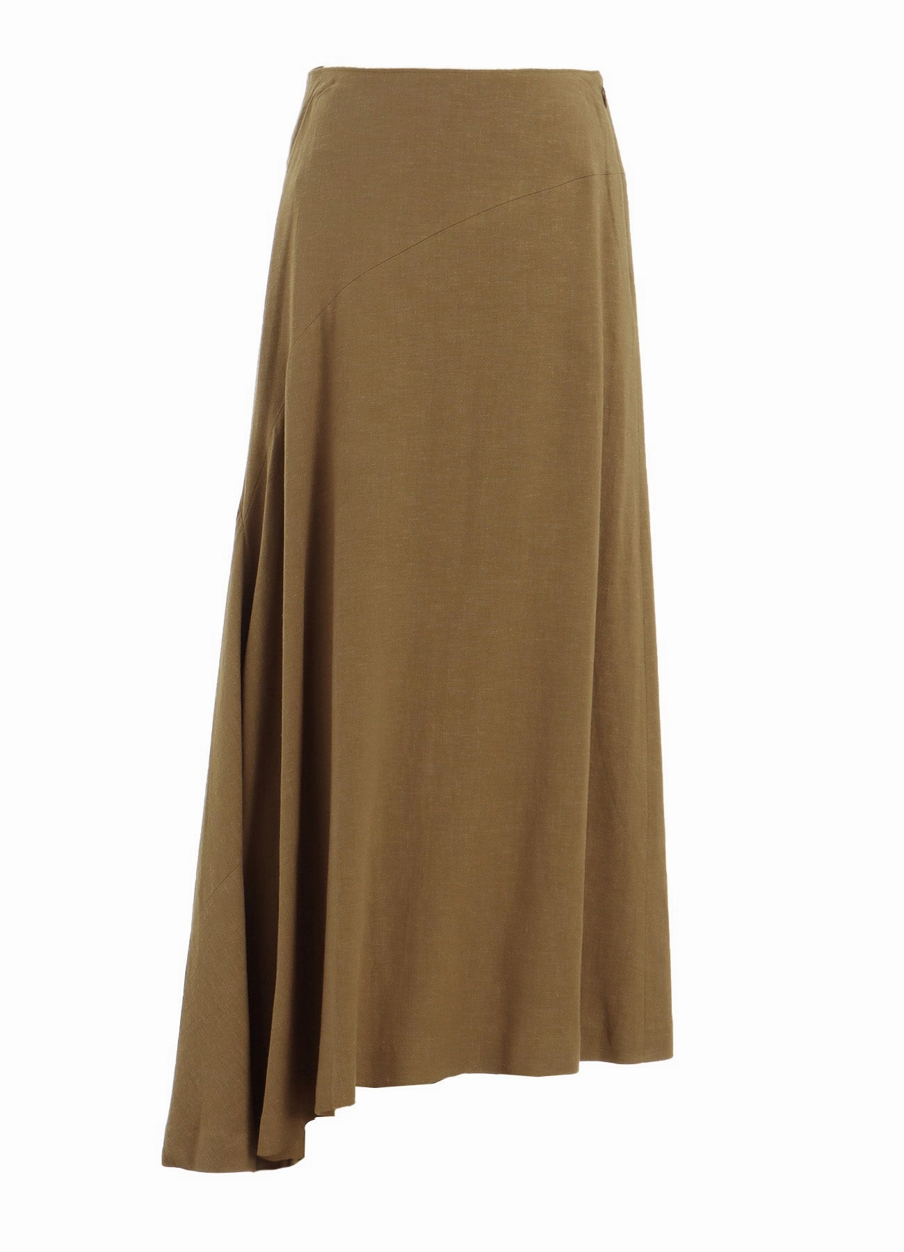 Fitted Mood RY/LI CANVAS ASYMMETERIC FLARE SKIRT