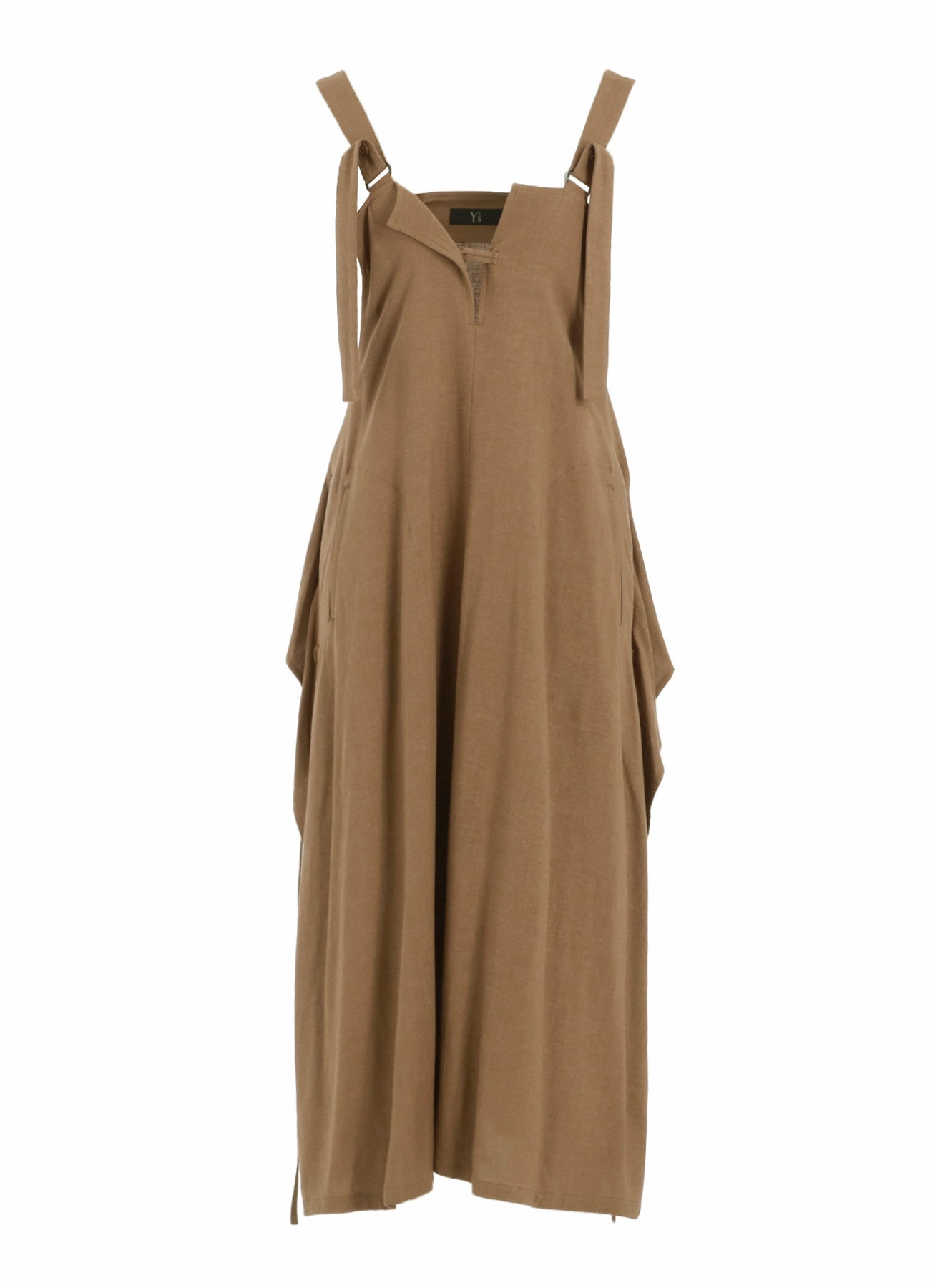 Free Shape RY/LI CANVAS SIDE BUTTON SHOULDER STRAP DRESS