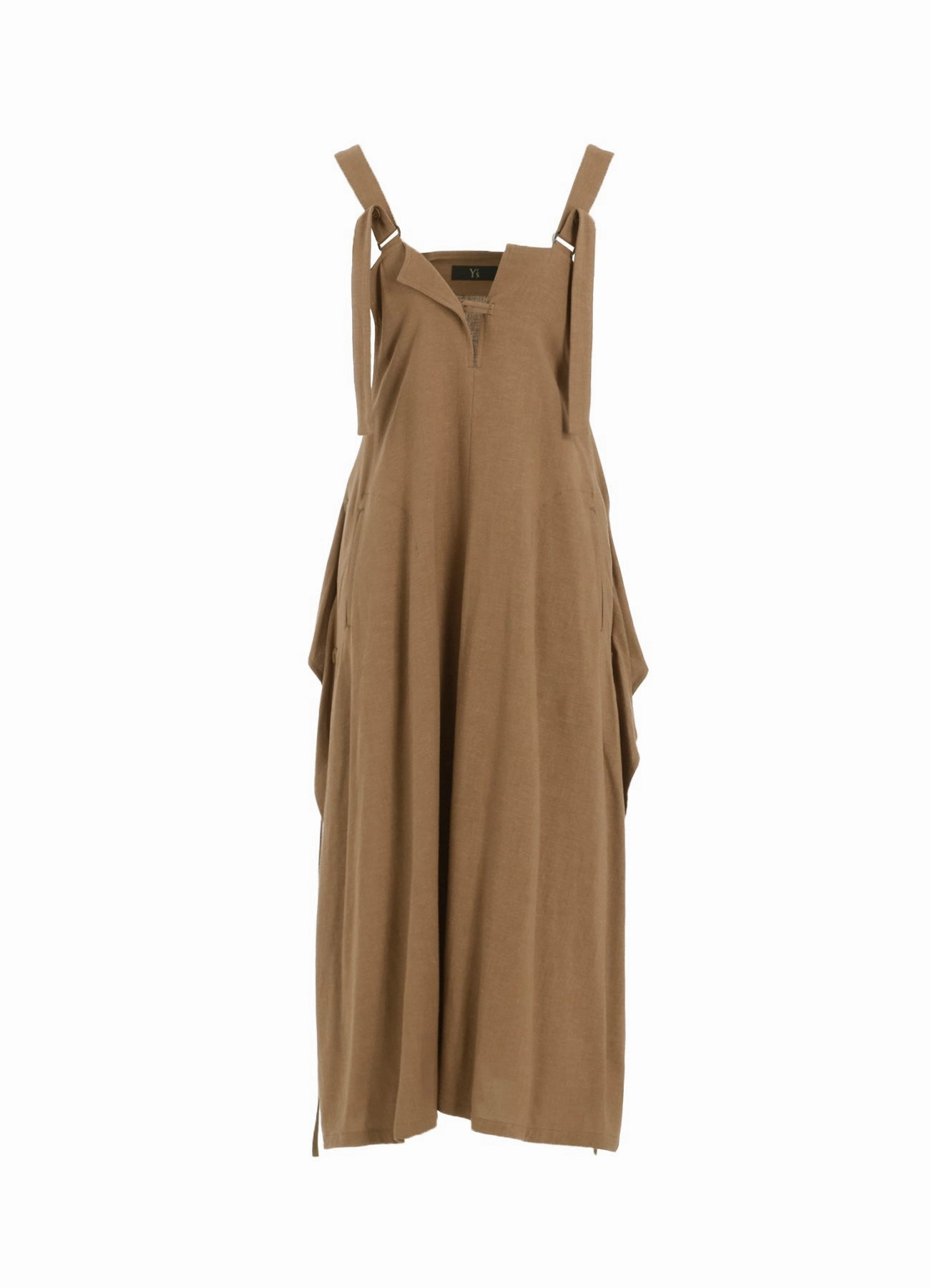 Magic Day Evening Tone RY/LI CANVAS SIDE BUTTON SHOULDER STRAP DRESS