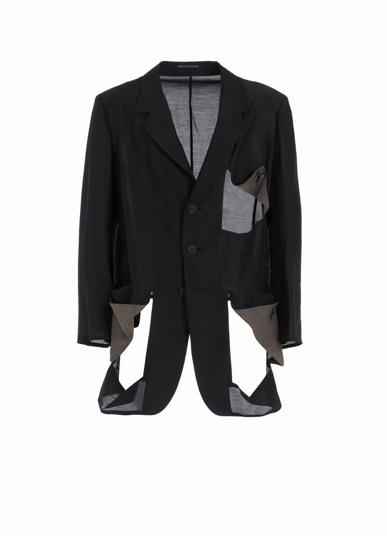 Casual Outdoor Wear Ry/Ny/Cu LAWN DIAGONAL BUTTON JKT