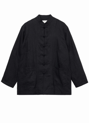 S??YTE ?? GDC Collaborate Collection- VINTAGE LINEN CHINO CLOTH OCTAGON STAR EMBROIDERY CHINA JACKET Airy Warmth