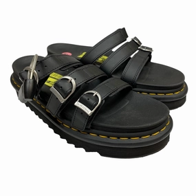 Water Resistant Material Sandals Designer By Dr Martens In Black, Size:9