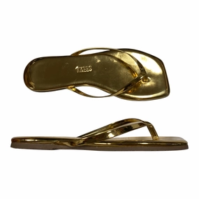Sandals Flats By Cmc In Gold, Size:5 All Day