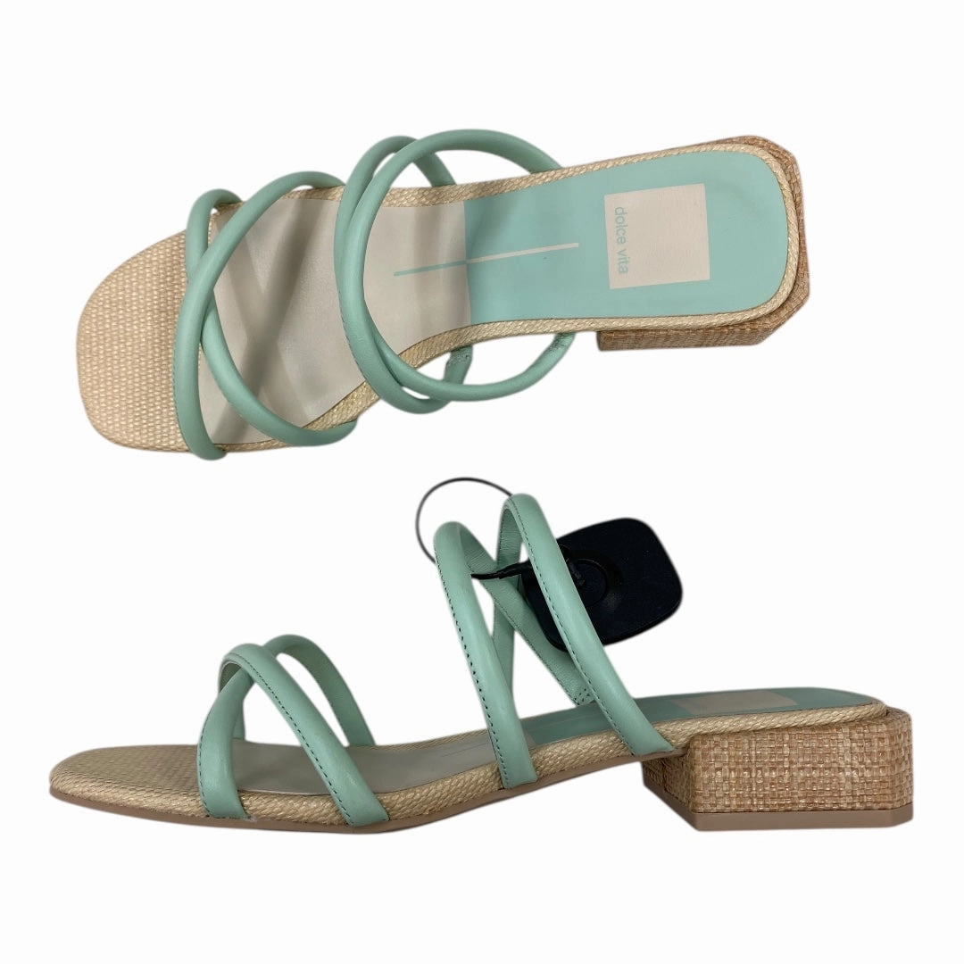 Sandals Flats By Dolce Vita In Teal, Size:7 Soft Band Cool Sandals