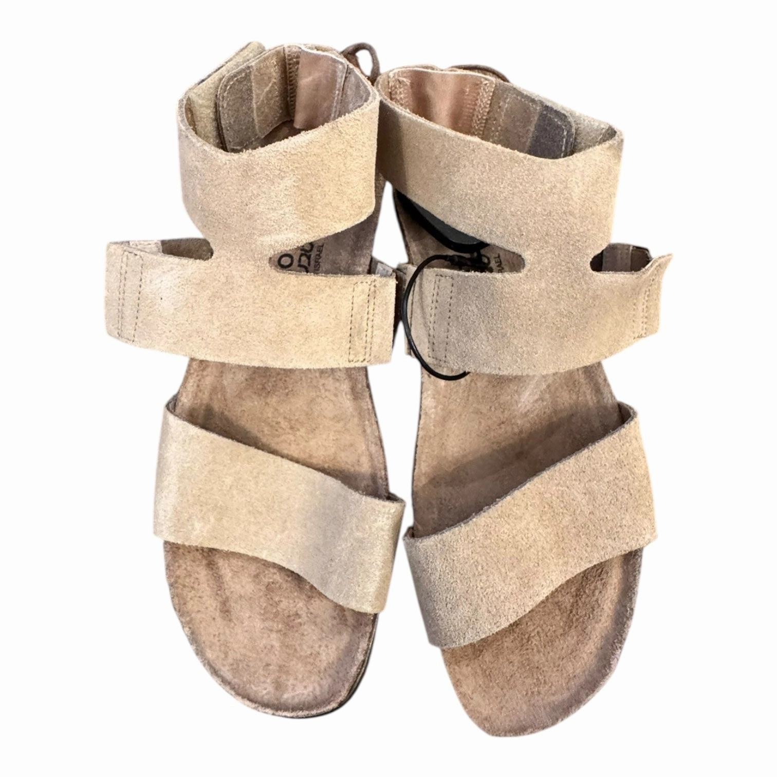 Sandals Flats By Naot In Tan, Size:7.5 Slip Resistant Tread Pattern Compact Design