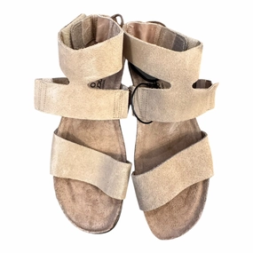 Sandals Flats By Naot In Tan, Size:7.5 Slip Resistant Tread Pattern Compact Design