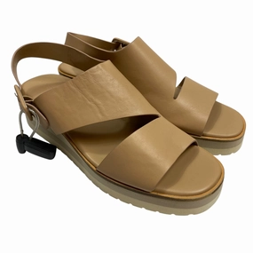 Work Light Outdoor Ready Shoes Sandals Flats By Vince In Brown, Size:8