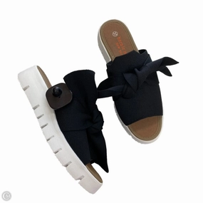 Soft Straps Sandals Heels Block By Bernie Mev In Black, Size: 6.5