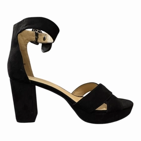 Beach Sandals Strap Design Sandals Heels Block By Cl By Chinese Laundry In Black, Size:10