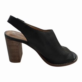 Sandals Heels Block By Madewell In Black, Size:8 Relaxed Look