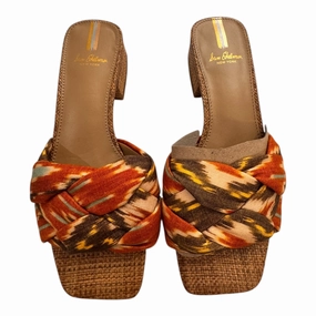 Durable Material Sandals Heels Block By Sam Edelman In Multi, Size:6