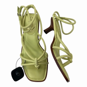 Sandals Heels Kitten By Sam Edelman In Green, Size:8 Ergonomic Contour Shape
